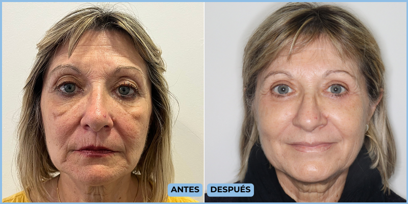 Resultado láser CO2 ONFACE Rosa Amalia Frigola